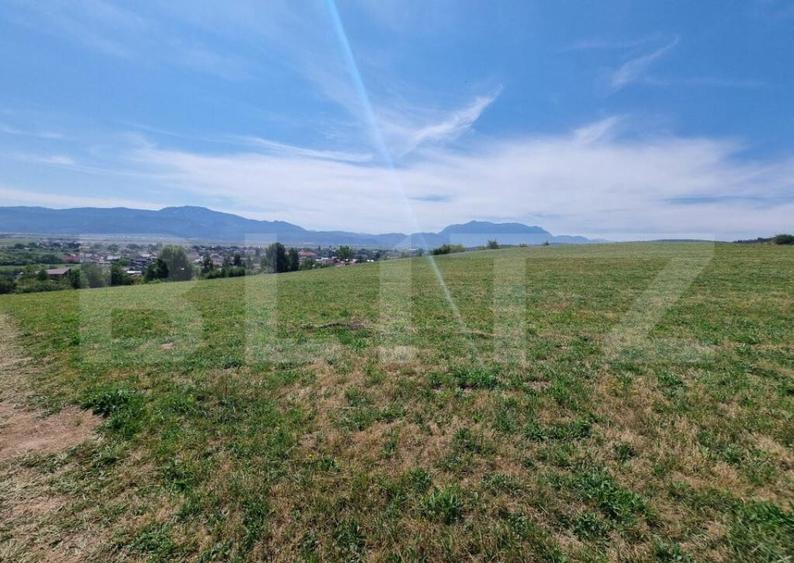 Teren in Vulcan pentru case de vacanta - panorama catre Munt - 1