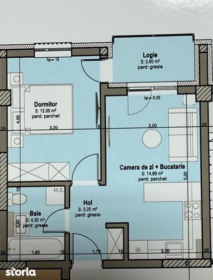 Apartament cu 2 camere, bloc nou, Zona Republicii - 1