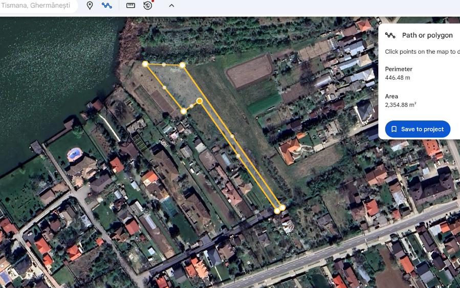 Teren pe malul lacului Snagov - 1