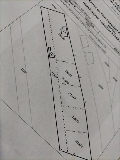 FARA COMISION in Sabareni 4 loturi teren intravilan aproape  asfalt merita vazut - 1