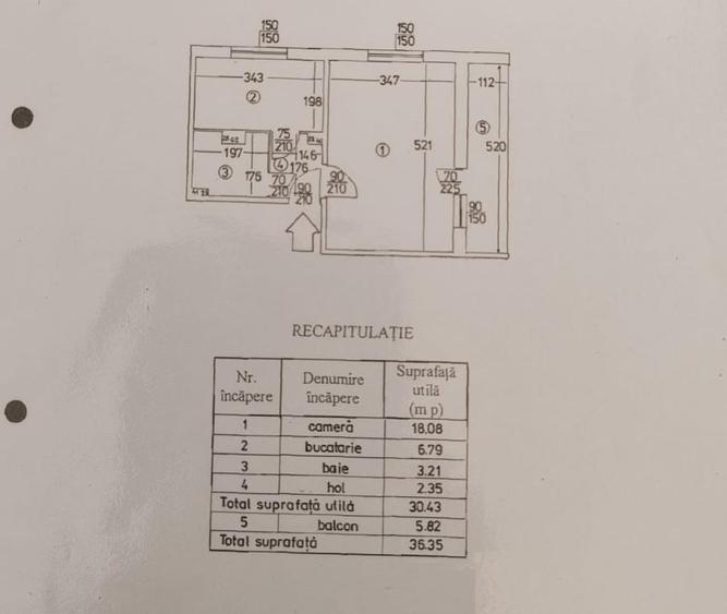 Garsoniera cu balcon 36 mp/ Rahova/ Sebastian - 4