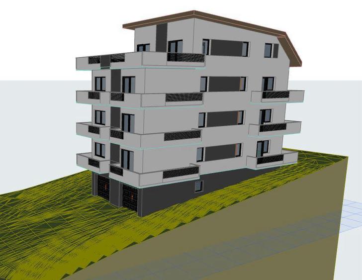 Vanzare teren cu autorizatie bloc 7 apartamente - Rediu - 3