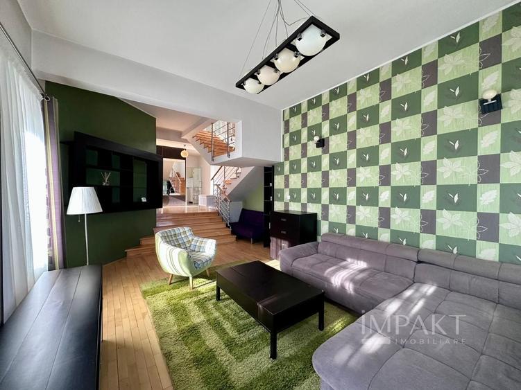 Duplex 4 camere, piscina si curte 2500 mp | de inchiriat Grigorescu - 1