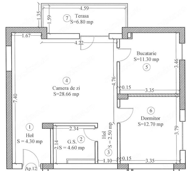 Dumbravita- Kaufland. Mobilat si utilat. Loc de parcare - 3
