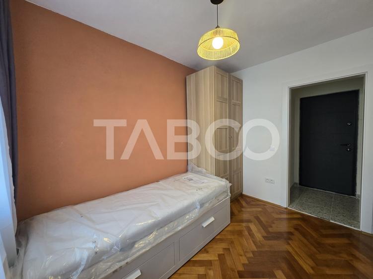 Apartament cu 3 camere semidecomandat, mobilat în Mihai Viteazul
