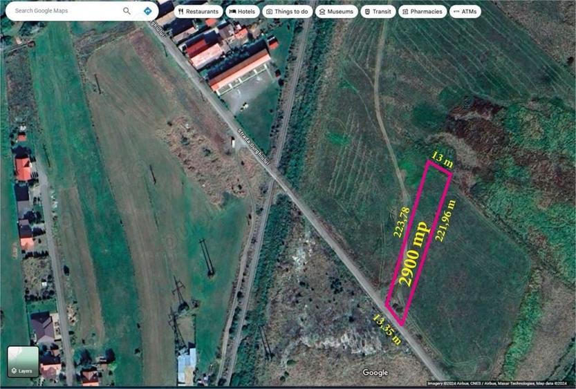 2900 mp teren intravilan in Iernuteni langa centura de ocolire a municipiului Reghin - 3