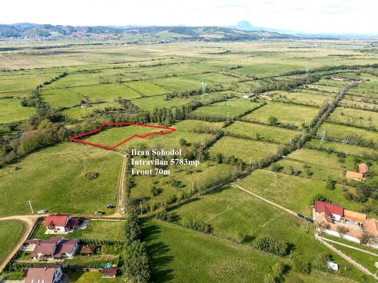 Teren Construcții intravilan de 5783 mp, în Bran