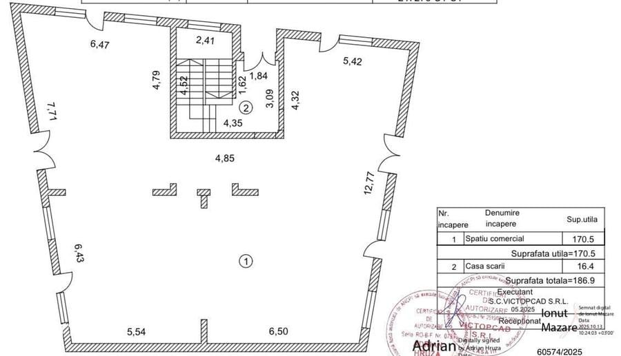 Spațiu comercial, de 170.5 mp, în Ferentari