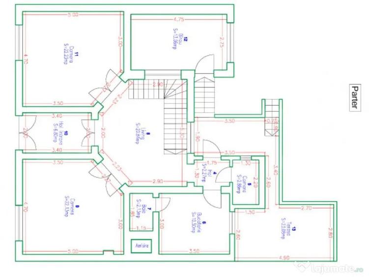 Vila de inchiriat, 185.56 mp, zona Central - 3
