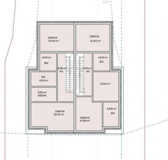 Teren intravilan 709mp autorizat pentru duplex | Borhanci - 4