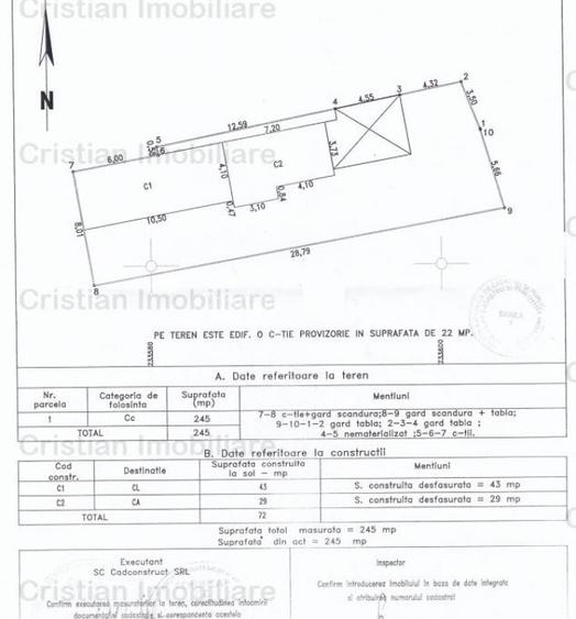 Casa 2 camere teren 245 mp deschidere 9 m la strada Brailit Casa 2 camere teren 245 mp deschidere 9 m la strada Brailit