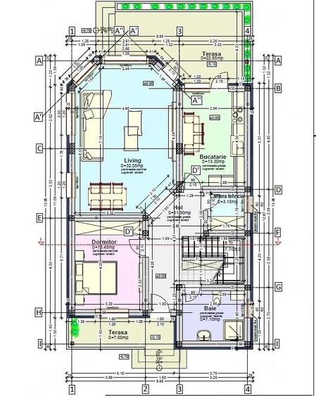 Casa din caramida de vanzare|234 mp|teren 335 mp | 150. Techirghiol - 3