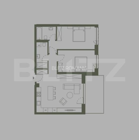 COMISION 0! Apartament 3 camere, etaj intermediar, Semicentral