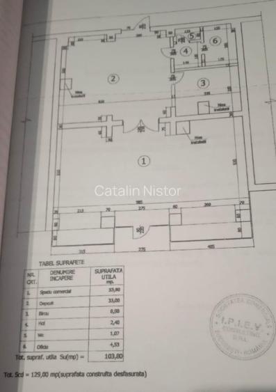 Spațiu comercial, 260 mp în Drumul Taberei Spațiu comercial, 260 mp în Drumul Taberei