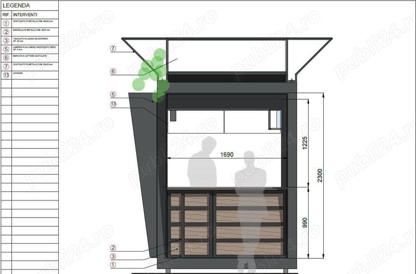 Container modular comercial - cafea, food, bar - 2