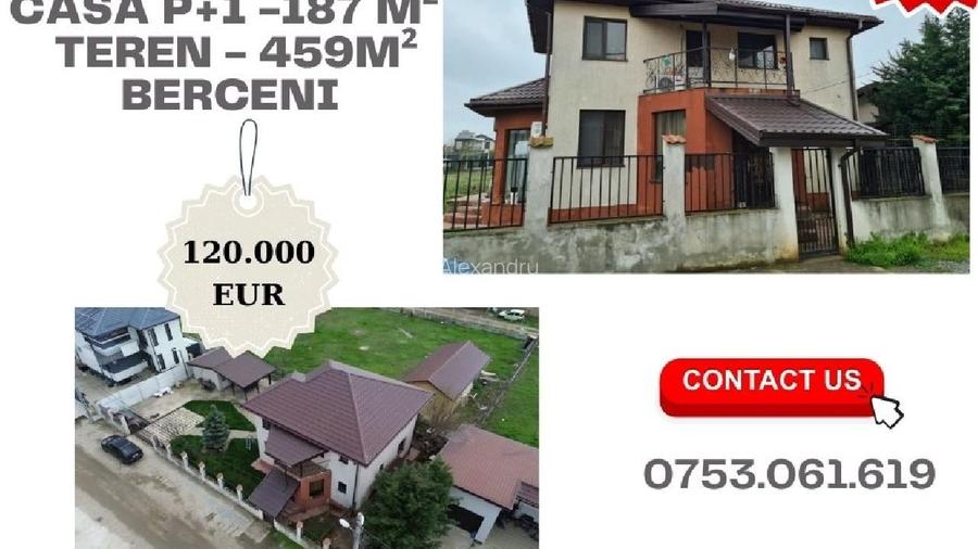 Casa P+1 -187 m? + Teren - 459m? - Berceni