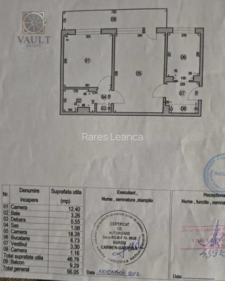 Apartament 2 camere - 10 minute Metrou Costin Georgian