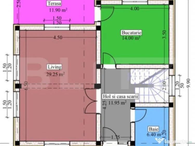 Casa individuala 4 camere, 120 mp utili, zona Bucium - 10