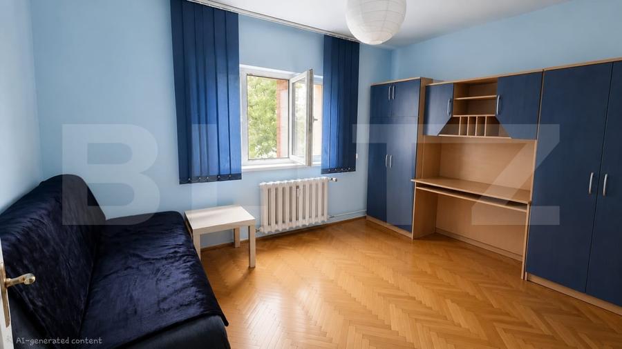 Apartament cu 2 camere semidecomandat, mobilat în Kiriac