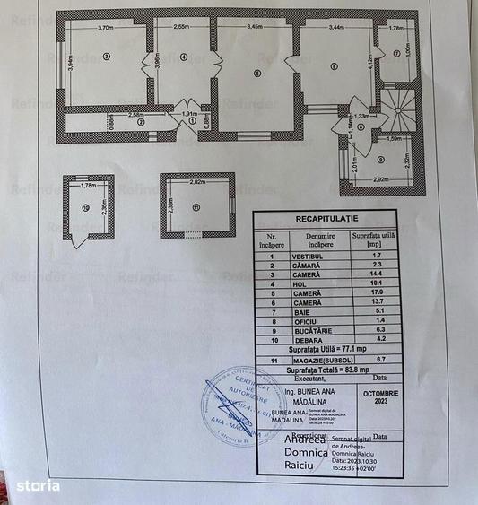 Apartament in vila | Piata Alba iulia - Decebal | parter P+1 | - 1