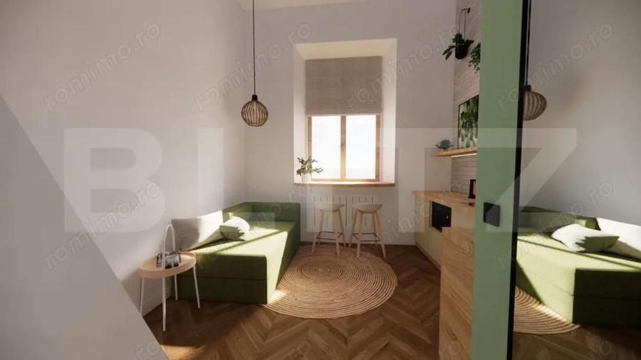 Apartament 1 camera, 27 mp, la casa, Ultracentral - 5