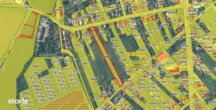 Vand teren intravilan in Crevedia, Strada Combinatului, 5354mp - 1