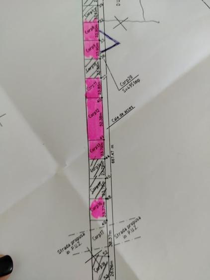 Parcele teren 455 mp deschidere 23,85 zona Damila - 2