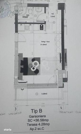 De vanzare: De Silva Residence Studio Mamaia Nord Oportunitate investi - 7