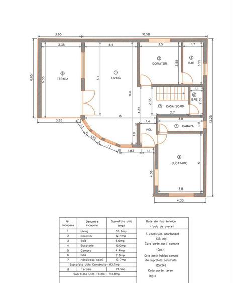 COMISION 0 Casa 206 mp utili, 1341 mp teren, 3 cam, Valea Voievozilor - 6