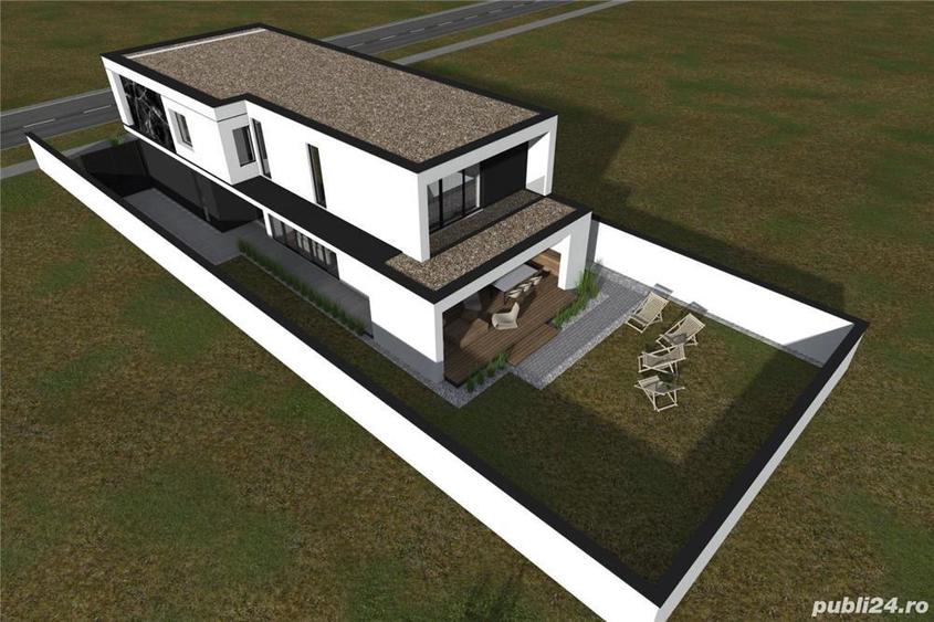 Terenul cu autorizatie de construire vila, proiect modern inclus in valoare de 10 000 Euro. - 5