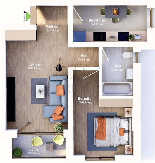 COMISION 0%!!! MEHALA - 2CAM - DECOM - BLOC NOU - CENTRA/AC - LOC DE PARCARE - 6