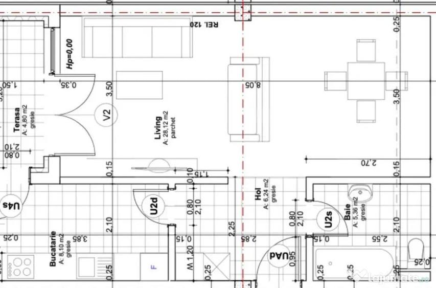 OFERTA-Apartament cu 1 camera, 48 mp, zona Lipovei-Loc de p - 3