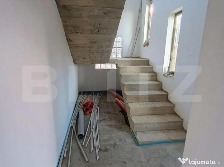 Casa semifinisata 5 camere+mansarda, 163 mp, Ploiestiori - 9