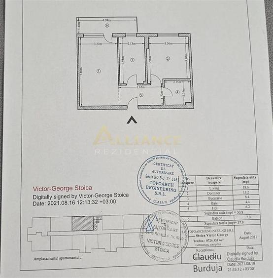Metrou Berceni Ap 2 cam Mobilat+2 Parcari - 10