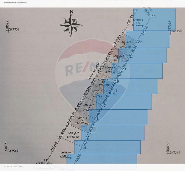 Oportunitate dezvoltare: 10.032 mp cu front la lac, lotizat - 1