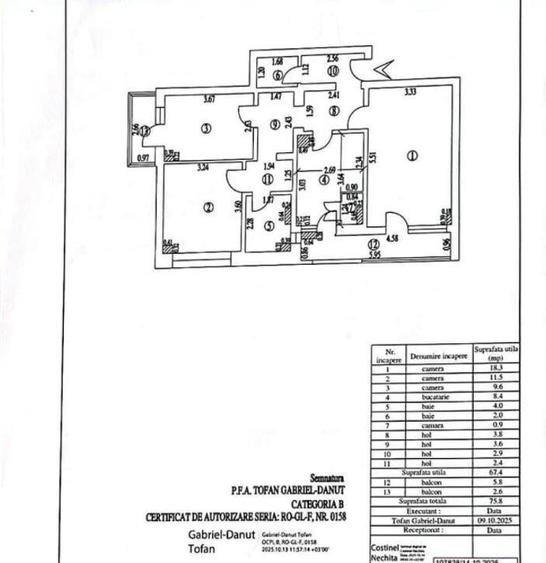 Apartament cu 3 camere in zona Mazepa 2 - 1
