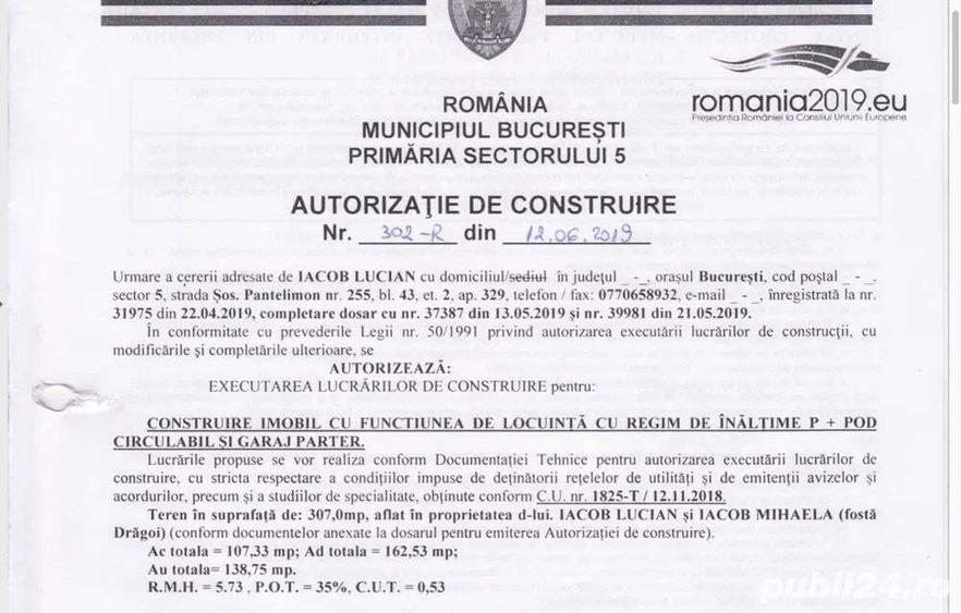 Teren cu construc?ie nefinalizata - 1