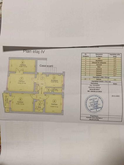 Vand apartament 4 camere - 6