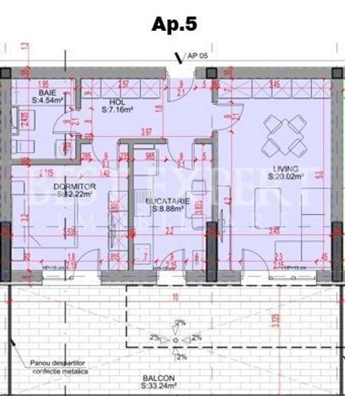 2 Camere Direct Dezvoltator cu Terasa Spatioasa - 1