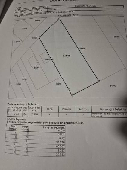 Se vinde teren intravilan 2500mp carandeni comuna Lazaren - 10