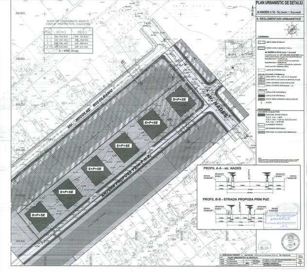 Teren 10.000mp + CU construire, P+5E, Proiect 210 ap, Sect. 1, Metrou Straulesti - 8