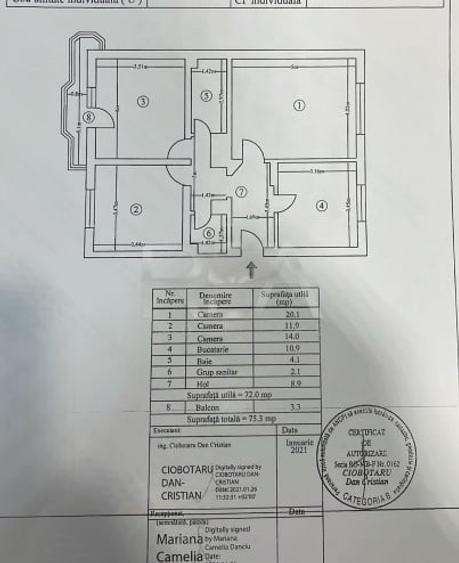 3 Camere Maria Cuntan 13 Septembrie - 10