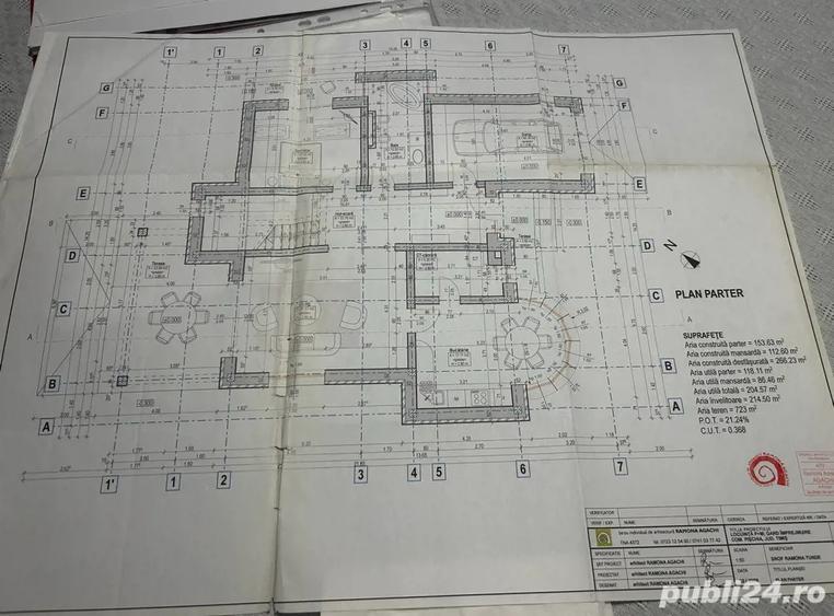 Vand teren cu proiect si constructie partiala - 2