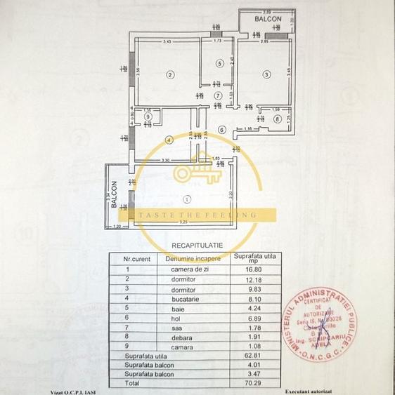 Apartament 3 camere/Zona galata/Decomandat - 6