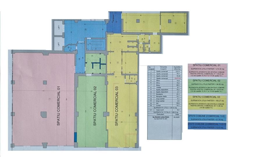 Spatiu comercial Piata Floreasca - 409 mp - 2
