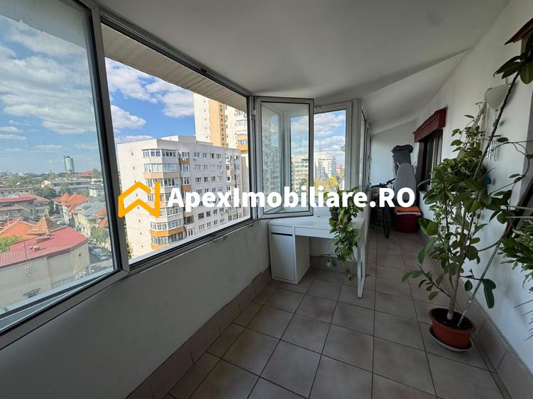 Apartament cu 2 camere semidecomandat, mobilat în Dorobanți