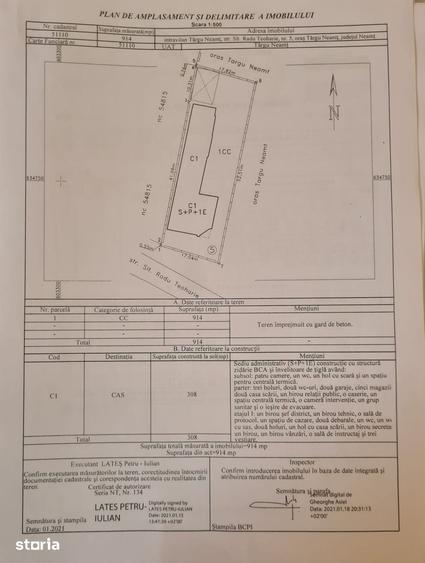 Spațiu comercial, de 914 mp, în Central
