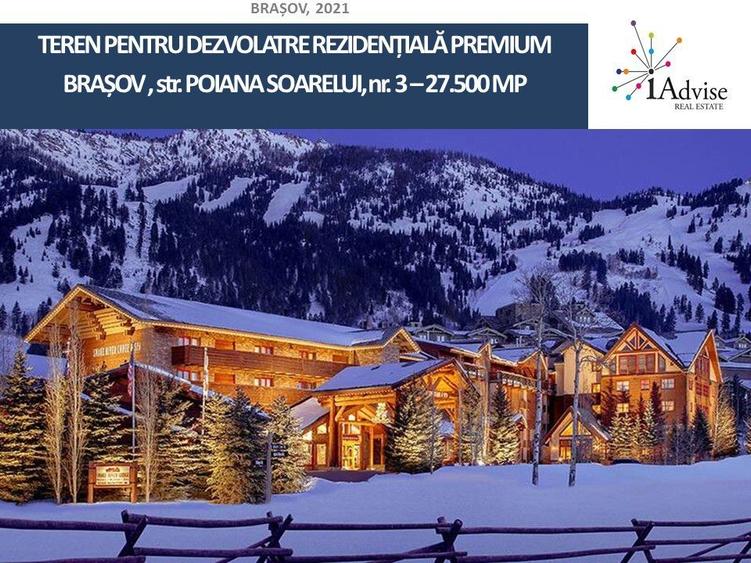 Teren Construcții intravilan de 27500 mp, în Poiana Brașov