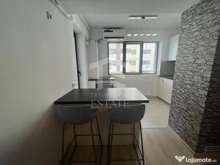 Apartament cu 2 camere semidecomandat în Central