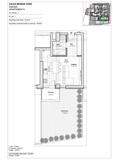 Parcul Carol - Tineretului vanzare garsoniera cu curte - 2